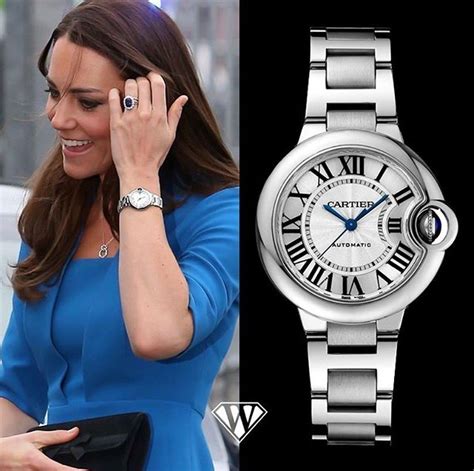 montre cartier ballon bleu kate middleton|kate middleton watch.